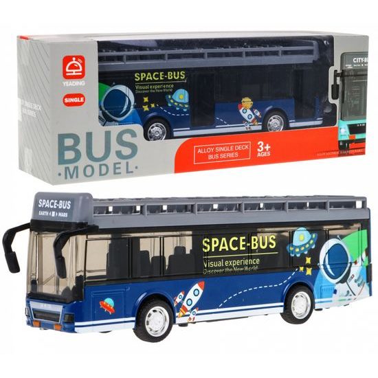 Kovový autobus na baterie Space Bus