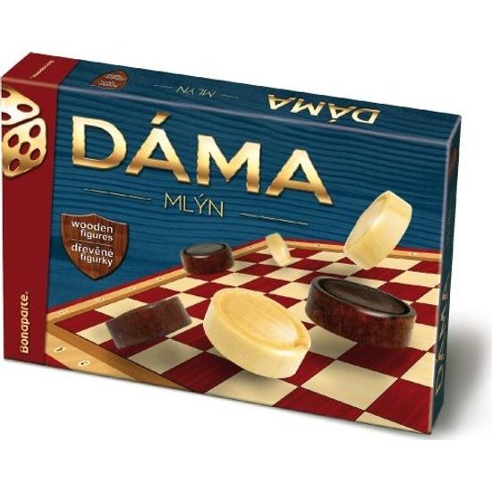 Dáma + mlýn - společenská hra