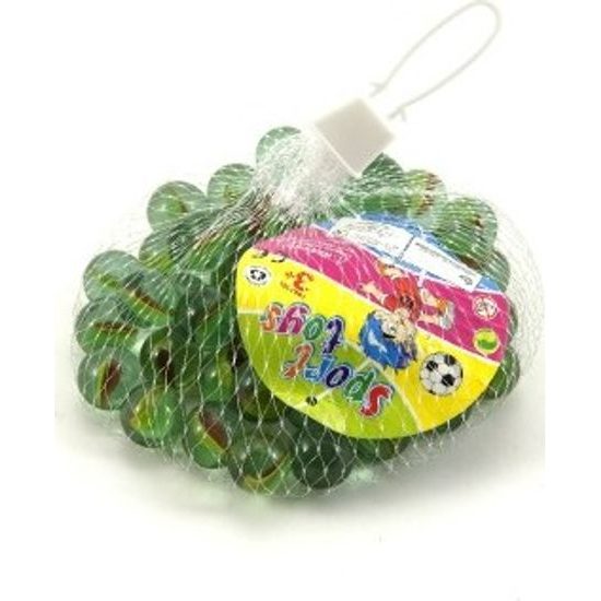 Kuličky cvrnkací skleněné cca 50ks