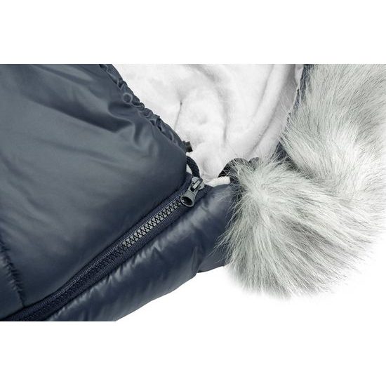 Zimní fusak do kočárku Orso granátový perla