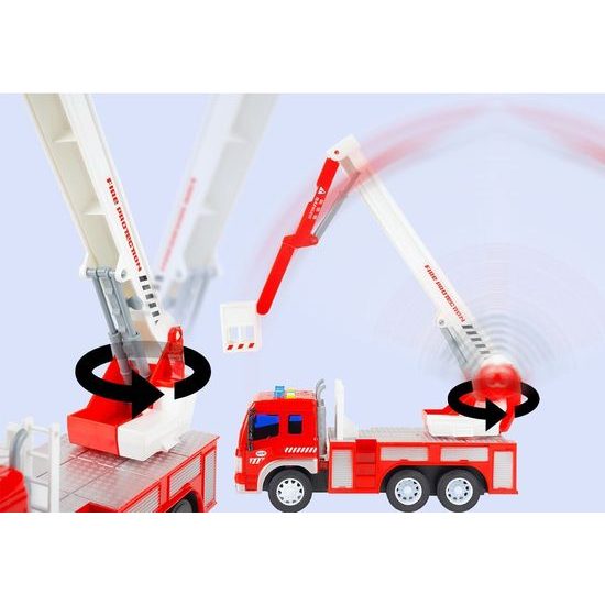 Dětské požární auto se světly a zvuky City Service 1:16