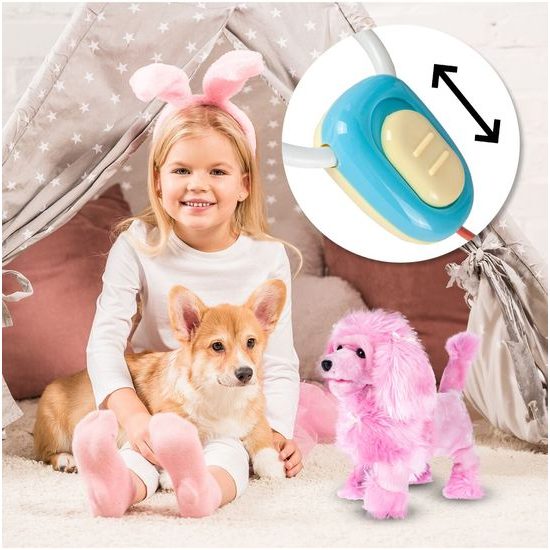 Interaktivní plyšový pejsek Pudl dálkově ovládaný