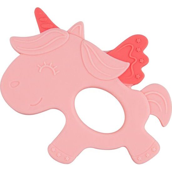 Canpol Babies Silikonové kousátko Canpol Babies Jednorožec, zelený