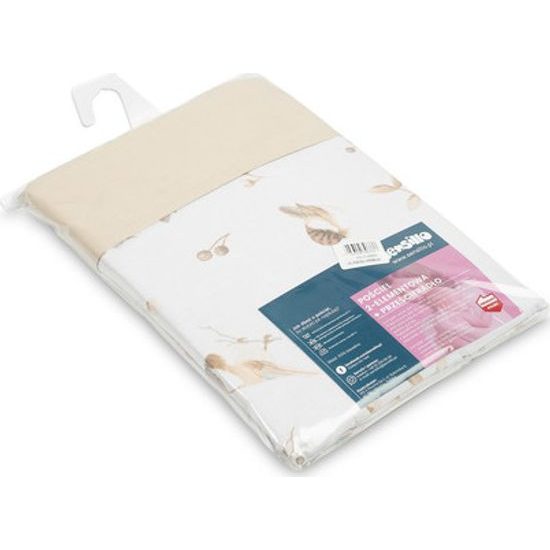 Sada povlečení do postýlky 2ks + prostěradlo 100x135 cm ježek