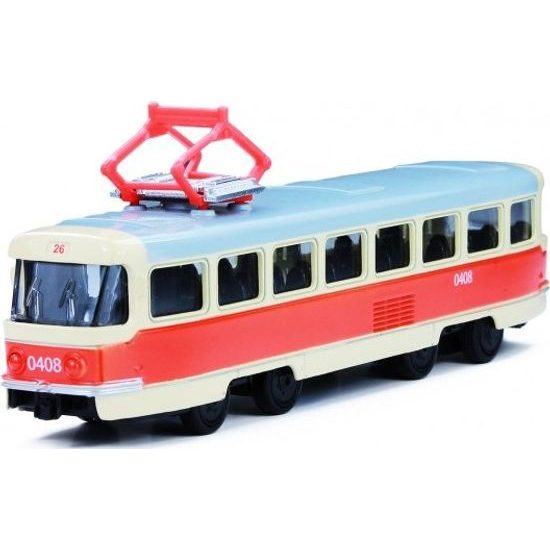 Tramvaj Tatra T3 česká, retro - na zpětný chod