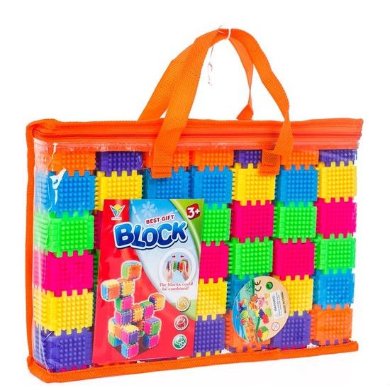 Doris barevné konstrukční kostky Color Blocks 182 ks