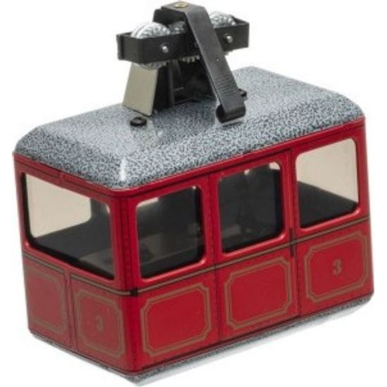 Lanovka - červená na klíček