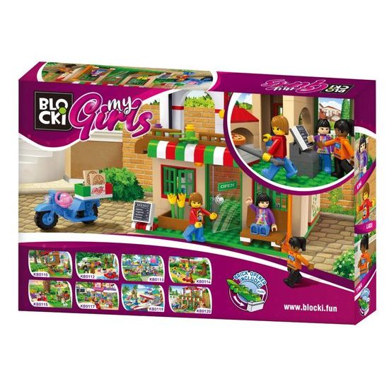 Blocki MyGirls stavebnice pizzerie Lara 263 dílků