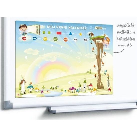 Kalendář magnetický - Školka 114ks magnetek