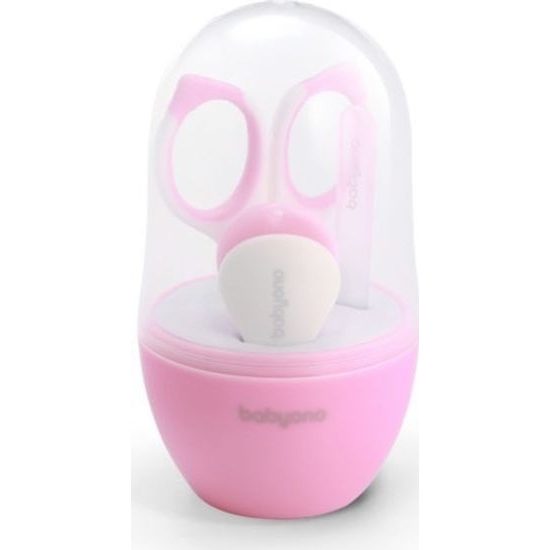 BabyOno Set manikúra pro děti růžový