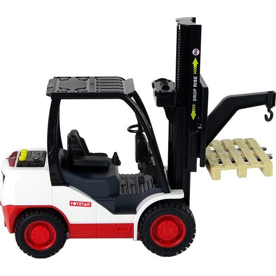 Vysokozdvižný vozík s paletou - černý