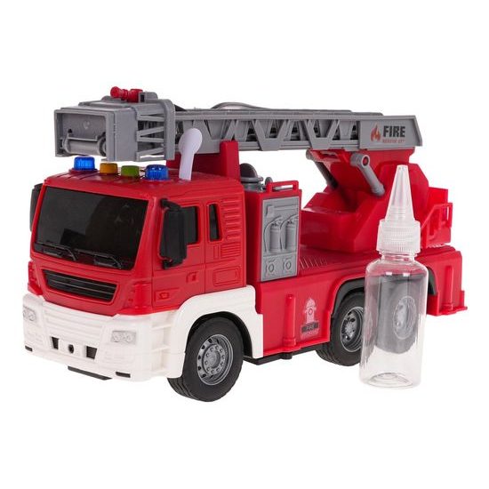 Požární auto pro děti se světly, zvuky a vodou City Truck 1:16
