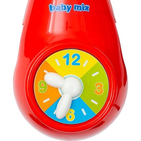 Kolotoč nad postýlku se světelným projektorem Baby Mix red