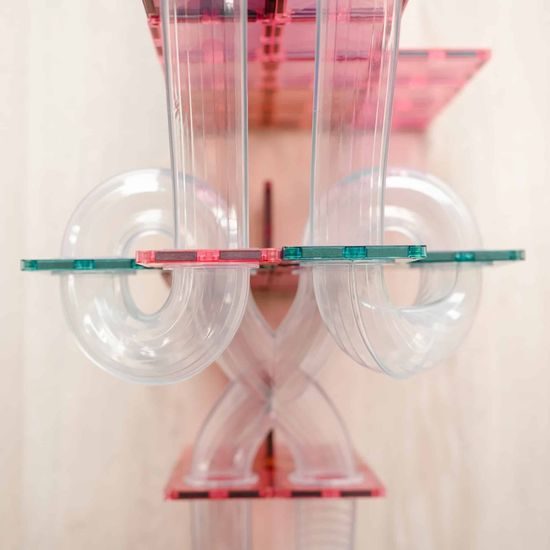 Pastelové Rozšíření Ball Run Connetix Ball Run Expansion pack 80ks