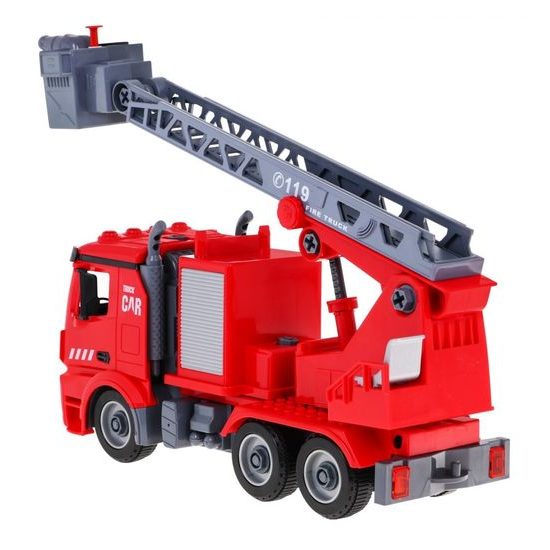 Majlo Toys požární auto se světly, zvuky s helmou Fire Team