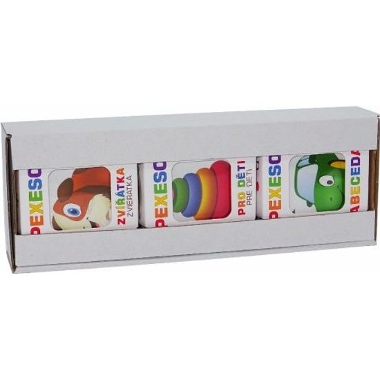 Pexeso 3ks Abeceda, Zvířátka, Pro děti - společenská hra