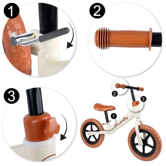 Dětské odrážedlo Trevis 12" krémové