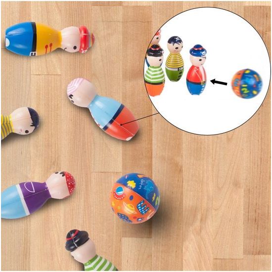 Dětské pěnové kuželky Pirate Bowling