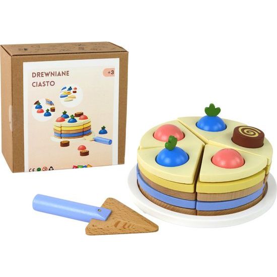 Dřevěný dort 8ks