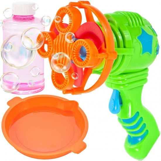 Bublifuk na baterie Bubble Cyclone zelený