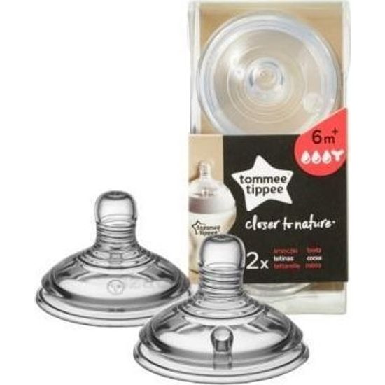 Tommee Tippee Náhradní savičky hustá strava 6m+