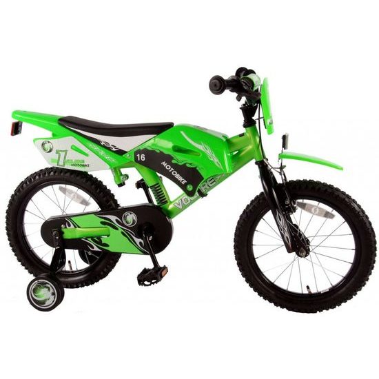 Dětské kolo Volare Motobike Green 16"