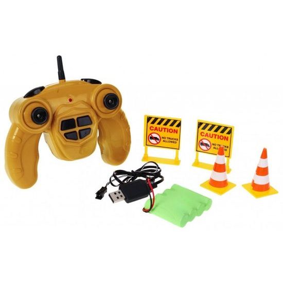 Buldozer na dálkové ovládání Cate s pohyblivou lžící 1:24