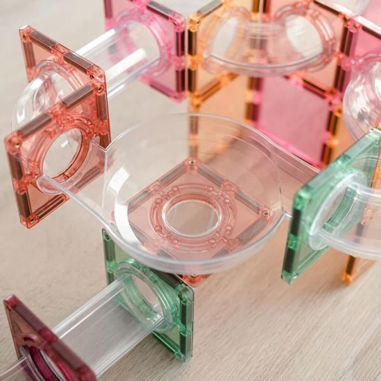 Pastelové Rozšíření Ball Run Connetix Ball Run Expansion pack 80ks