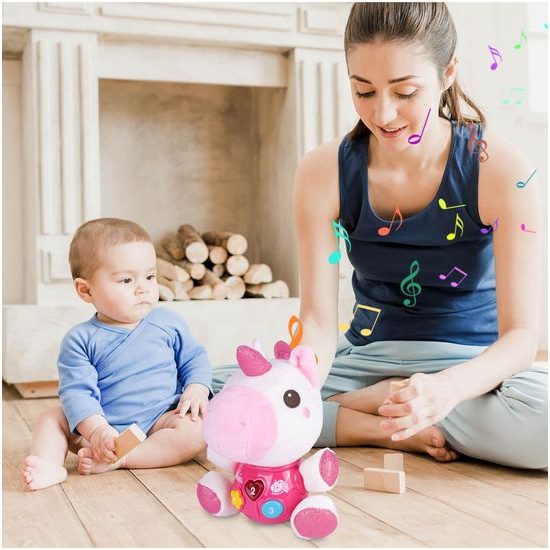 Interaktivní plyšový jednorožec na baterie Magic Unicorn