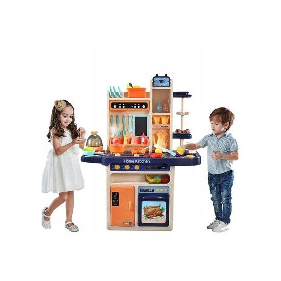 Doris dětská kuchyňka XXL se zvuky a tekoucí vodou-modrá