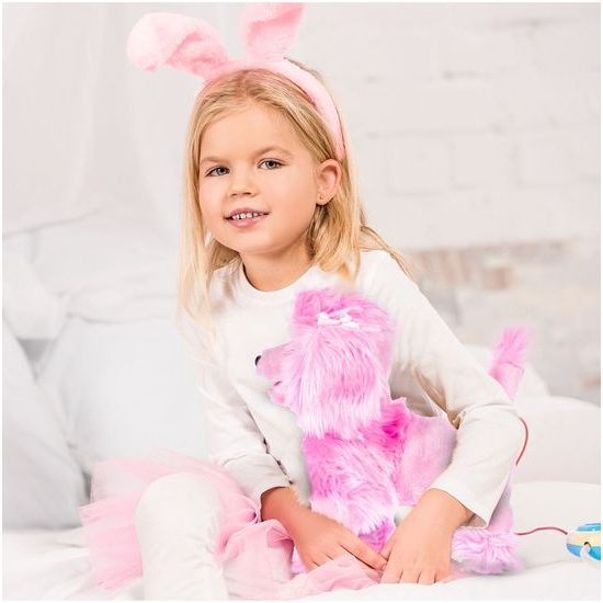 Interaktivní plyšový pejsek Pudl dálkově ovládaný