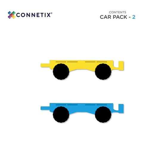 Auta Connetix Rainbow Car pack 2ks
