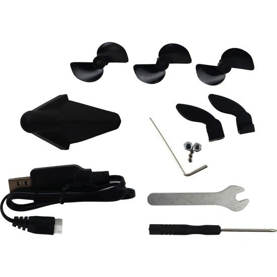 Motorový člun na dálkové ovládání 30 km/h modrý