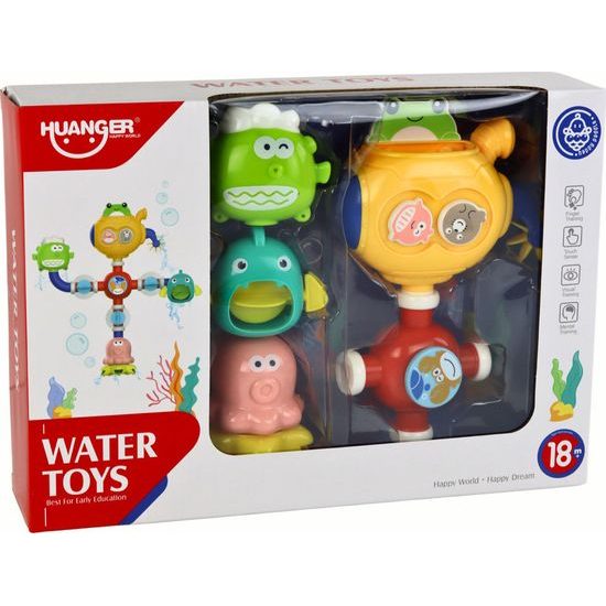 Vodní hračka Přelevací robot + přísavky