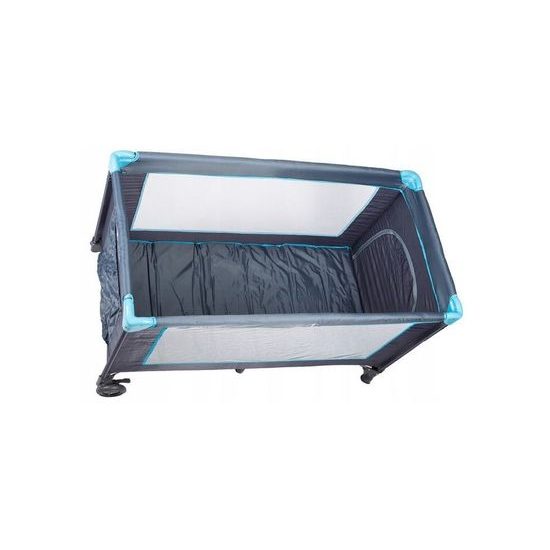 Ecotoys cestovní postýlka 610 černo-modrá