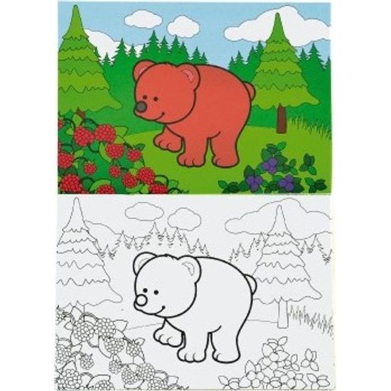 Omalovánky - Moje první lesní zvířátka 8 listů