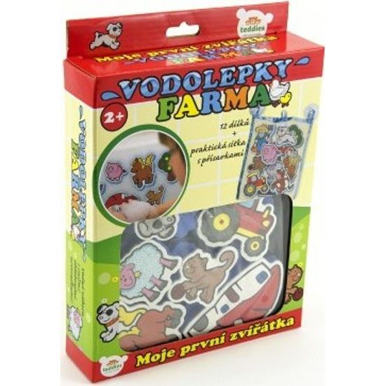 Pěnová sada Vodolepky - Moje první zvířátka farma - 12ks