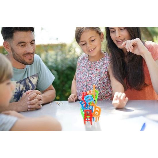 Dětská dovednostní hra Veselé židličky 18 součástí