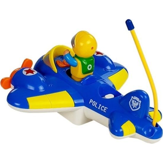 Hudební letadlo na dálkové ovládání modré