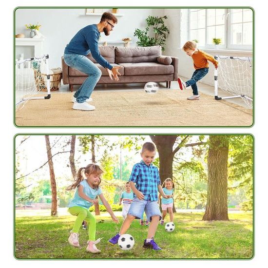 Fotbalová branka 2v1 s míčem 92x61 cm