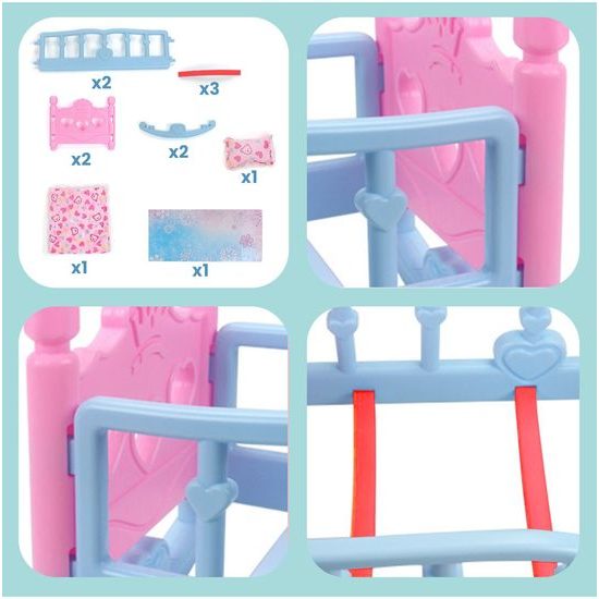 Postýlka pro panenku Play House 37 cm
