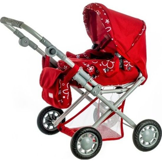 Kočárek Magda trojkombinace pro panenky - mix 2 barvy