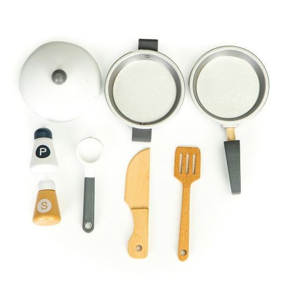 Ecotoys dětská dřevěná kuchyňka Clock Kitchen