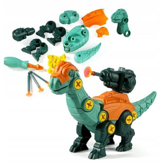 Šroubovací dinosauři s vrtačkou na baterie v kufříku