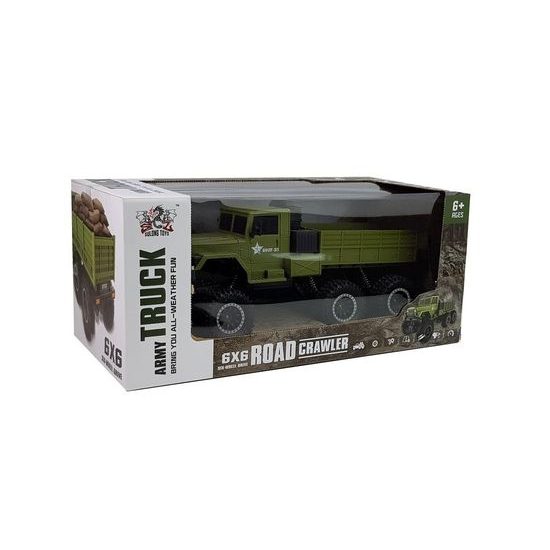 Nákladní auto 6x6 na dálkové ovládání Army Truck zelené 1:12
