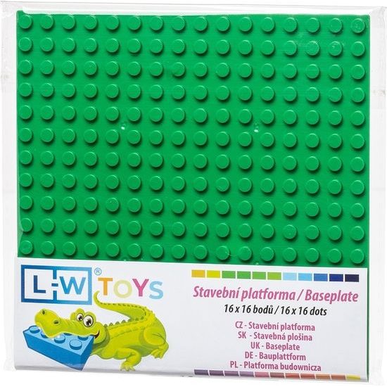 LW Toys Základová deska 16 x 16 bodů Barva: Modrá