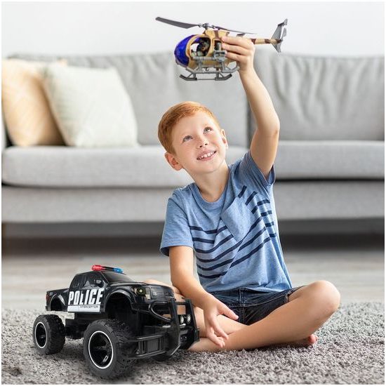 Terénní policejní auto na dálkové ovládání Police Interceptor 1:14