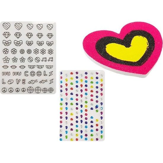 Sada k lakování nehtů s dávkovačem třpytek