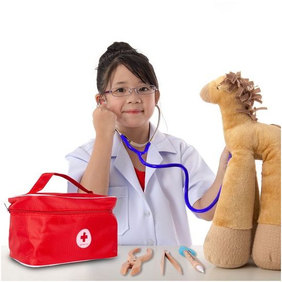 Velká dřevěná souprava Malý zubař