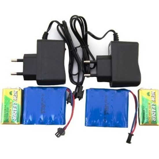 Tank RC 2ks 25cm tanková bitva + dobíjecí pack